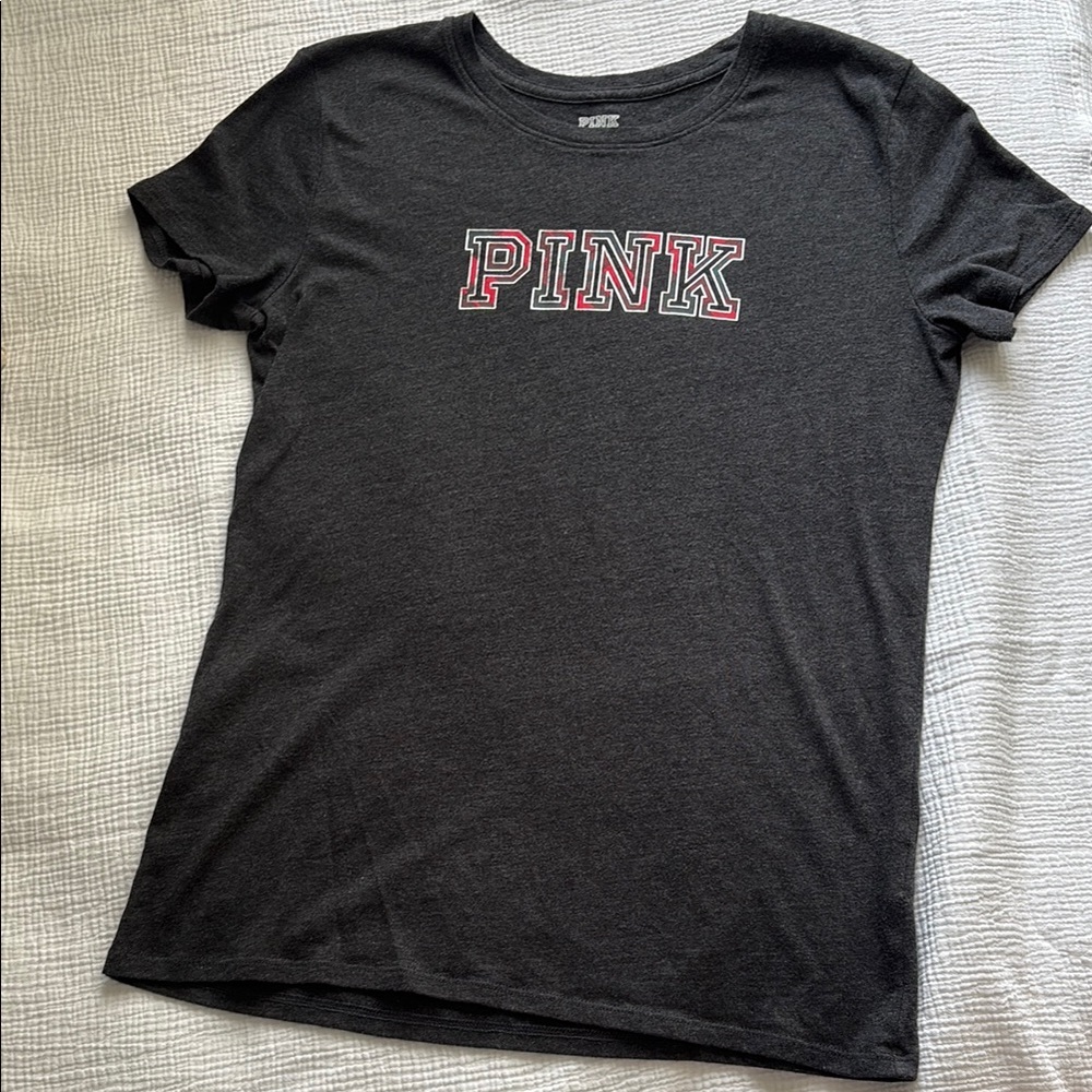 Victoria's Secret ‘PINK’ Gray Short Sleeve Tee